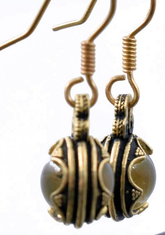Gotland Sphären Ohrringe aus Bronze